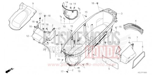 LUGGAGE BOX ADV350AP de 2023